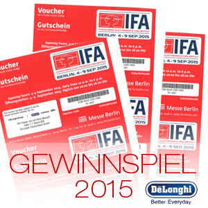 Jetzt 3x 2 Tickets für die IFA 2015 gewinnen [Aktion beendet]
